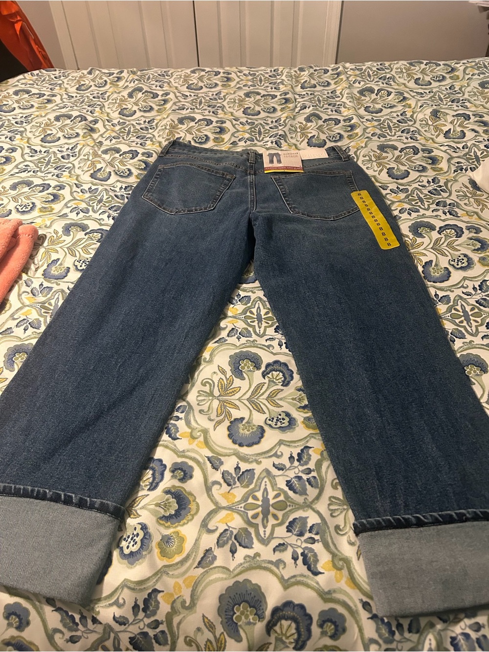 Women’s Ankle-Length Cropped Jeans — Dark Blue